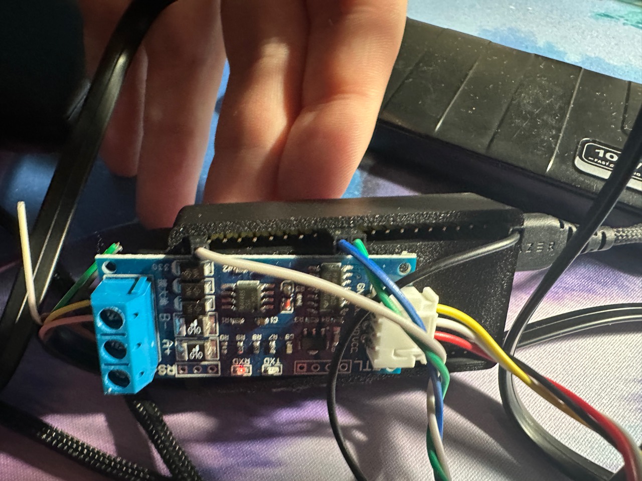 Wired RS-485 module in a hardware integration prototype